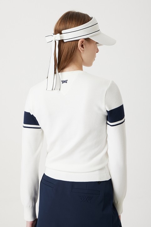 WOMEN LINE POINT SWEATER
