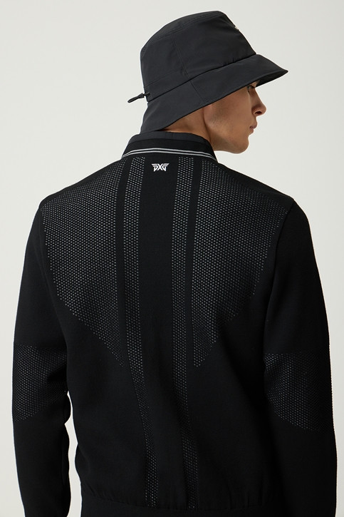 HYBRID FULL ZIP-UP SWEATER