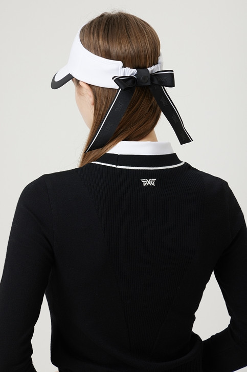 WOMENS COLOR BLOCKED WIDE VISOR