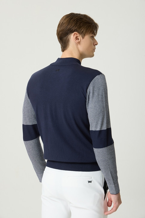 WT MOCK NECK WINDPROOF SWEATER