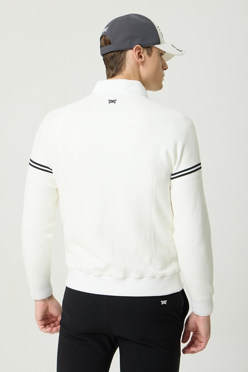 WINTER LINE POINT HYBRID DOWN SWEATER CARDIGAN