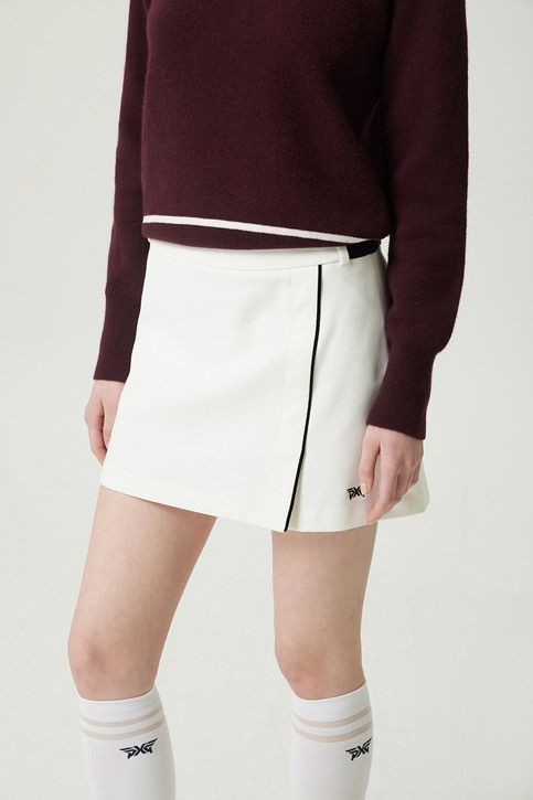 WOMEN WINTER A-LINE WRAP SKIRT