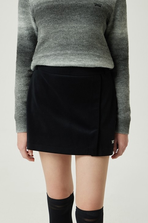 WOMEN WINTER A-LINE WRAP SKIRT