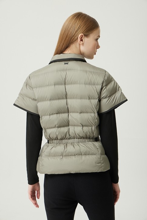 WOMEN WINTER SHORT SLEEVED DOWN VEST