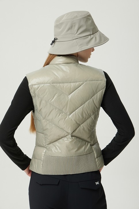 WOMEN WINTER LIGHT WEIGHT SWING DOWN VEST