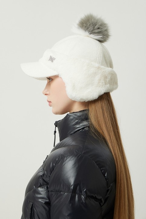 WOMEN WINTER FUR EARMUFF CAP