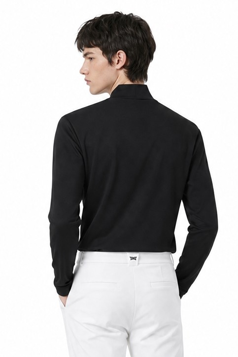 MEN ESSENTIAL BASELAYER LONG SLEEVE PKFPM110421 BLACK 상품 이미지 2