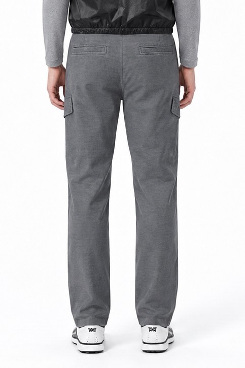 MEN DYEING SEMI-TAPERED FIT PANTS PKFPM510711 L/GREY 상품 이미지 2