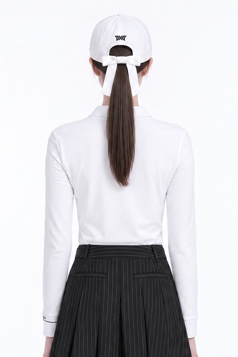 WOMEN BASIC COLLAR LONG SLEEVE PKFPW210401 01,21 상품 이미지 2
