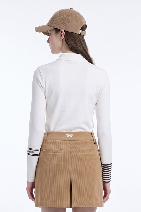 WOMEN SLEEVE DETAIL LONG SLEEVE PKFPW211001 WHITE 상품 이미지 2