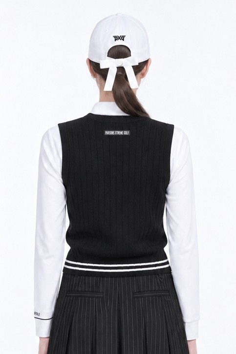 WOMEN OPEN FRONT KNIT VEST PKFPW420221 21 상품 이미지 2