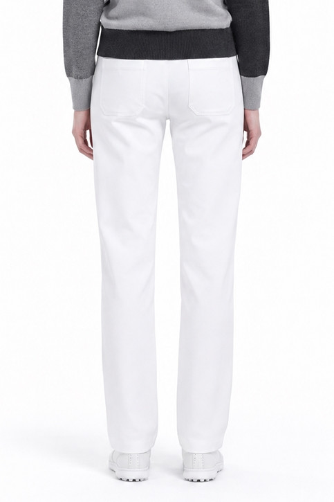 WOMEN SLIM FIT PANTS PKFPW510201 WHITE 상품 이미지 2