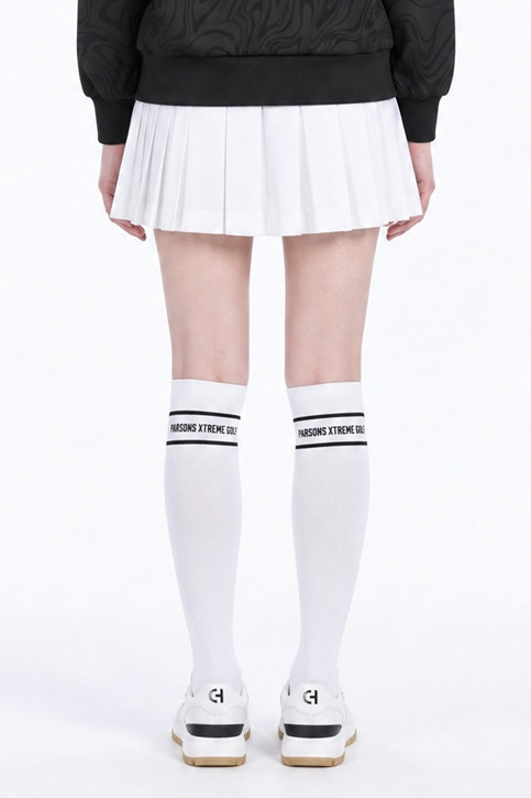 WOMEN PLEATED SKIRT PKFPW560101 WHITE 상품 이미지 2
