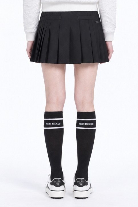 WOMEN PLEATED SKIRT PKFPW560121 BLACK 상품 이미지 2