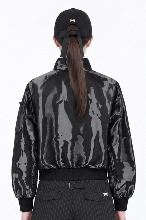 WOMEN D.O. NEW MA-1 JACKET PKFPW610515 SILVER 상품 이미지 2
