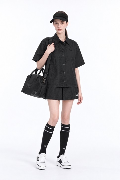 WOMEN DAMASCUS TOP ZIPPER BAG PKFPW840821 BLACK 상품 이미지 2