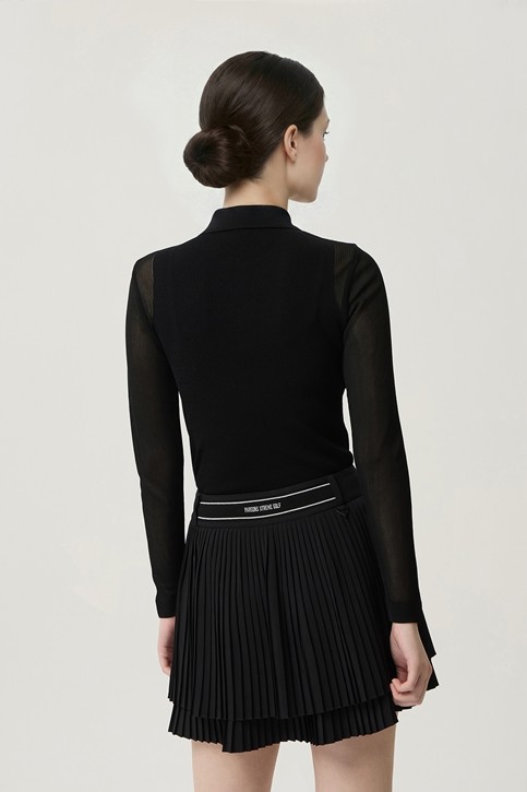 WOMEN COOL SLEEVE HIGH NECK SWEATER