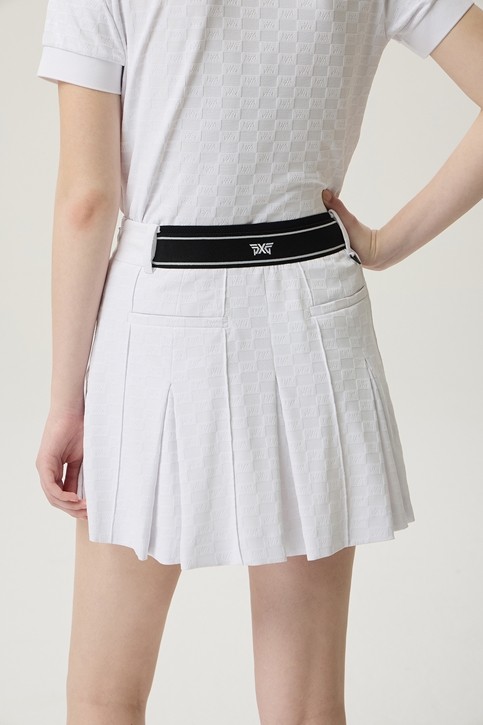 WOMEN JACQUARD FLARE SKIRTS
