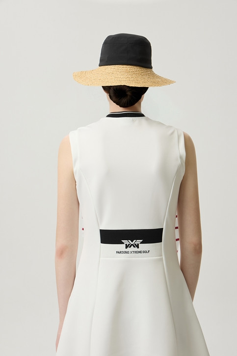 WOMEN COLORBLOCK RAFFIA HAT