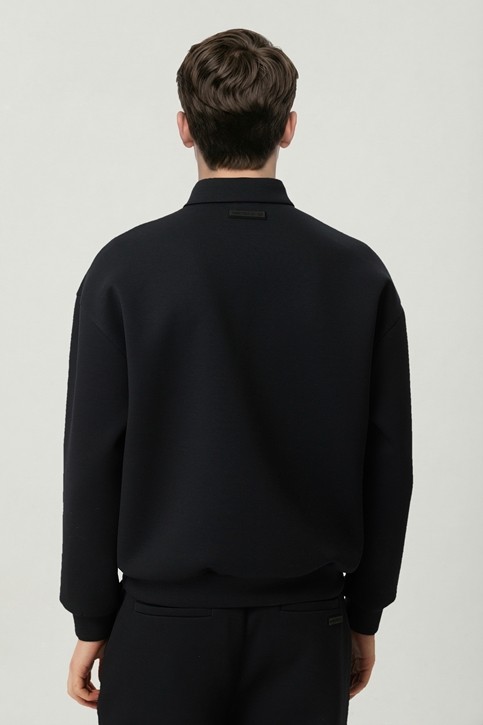 MEN GEN-X SWEATSHIRTS COLLAR LONG SLEEVE