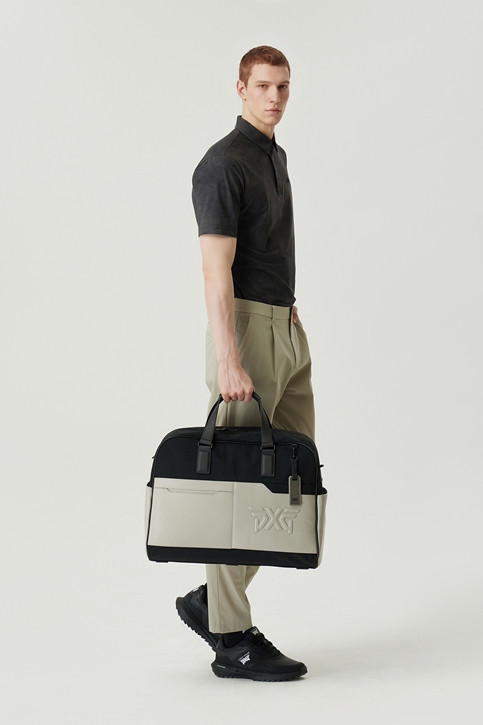 PERFORATED HYBRID BOSTON BAG