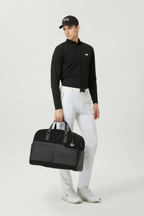 PERFORATED HYBRID BOSTON BAG