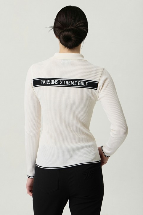 WOMEN SLIM COLLARED SWEATER