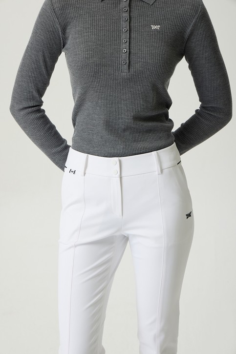 WOMEN SLIM BASIC PANTS