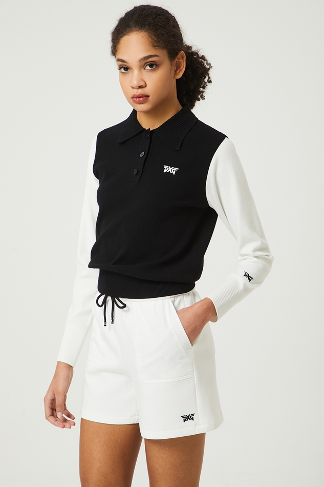 COLLAR-NECK SWEATER