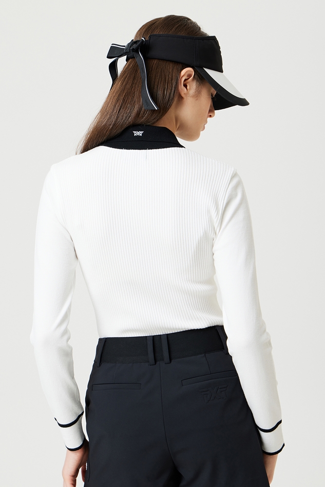 WOMEN RIBBED SWEATER