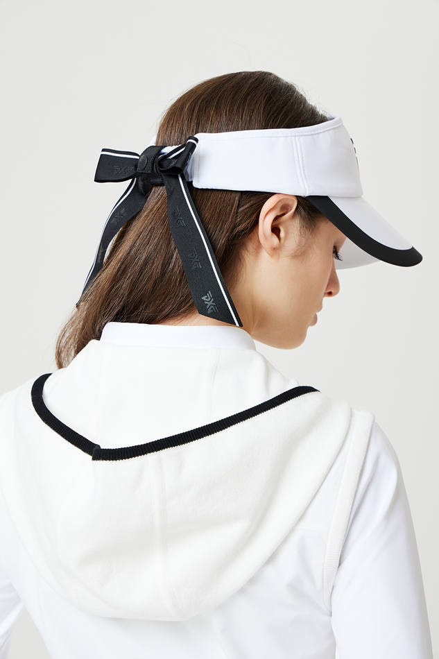 WOMEN COLOR BLOCKED WIDE VISOR