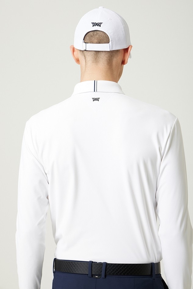 LINE POINT COLLAR LONG-SLEEVE