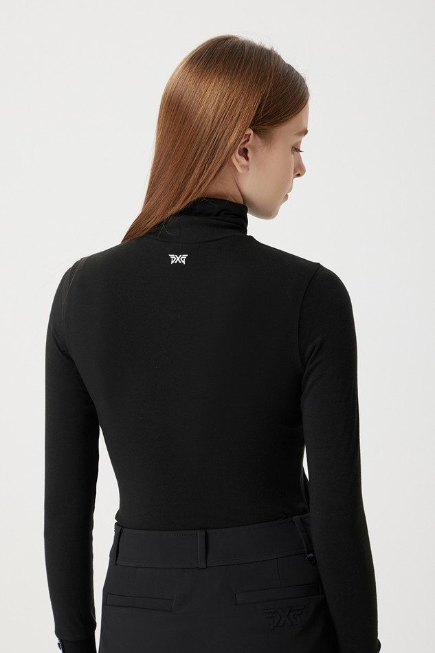 WOMEN MOCK NECK BASE LAYER LONG-SLEEVE