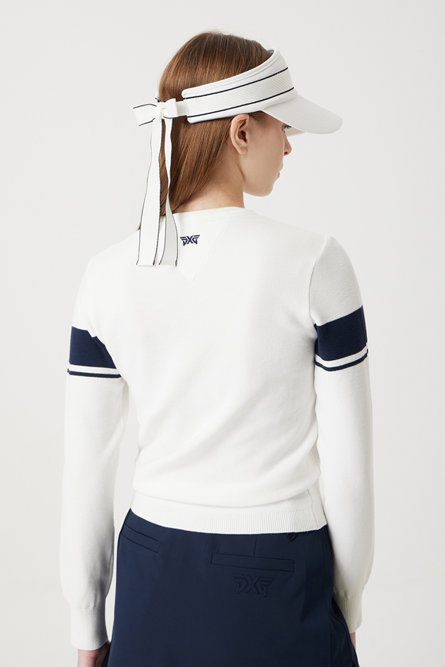 WOMEN LINE POINT SWEATER