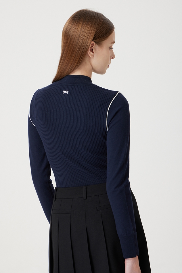 WOMEN HIGH NECK SWEATER