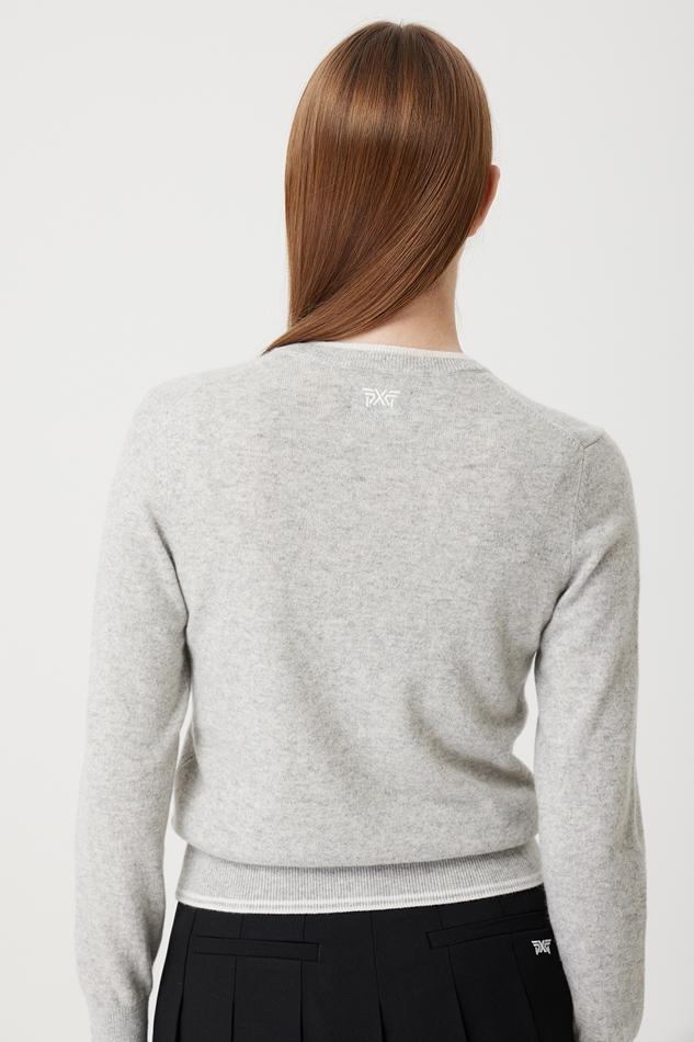 WOMEN BASIC ROUND NECK SWEATER