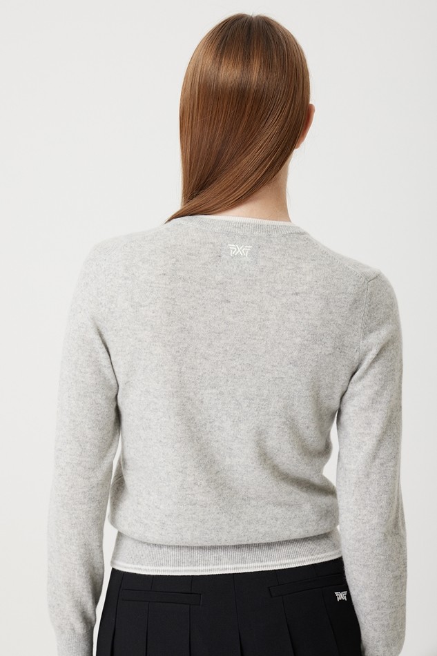WOMEN BASIC ROUND NECK SWEATER
