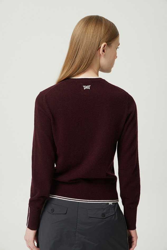 WOMEN BASIC ROUND NECK SWEATER