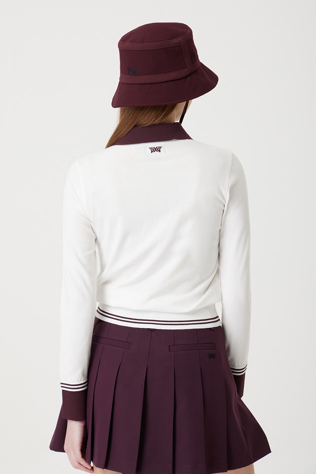 WOMEN COLLARED POINT SWEATER