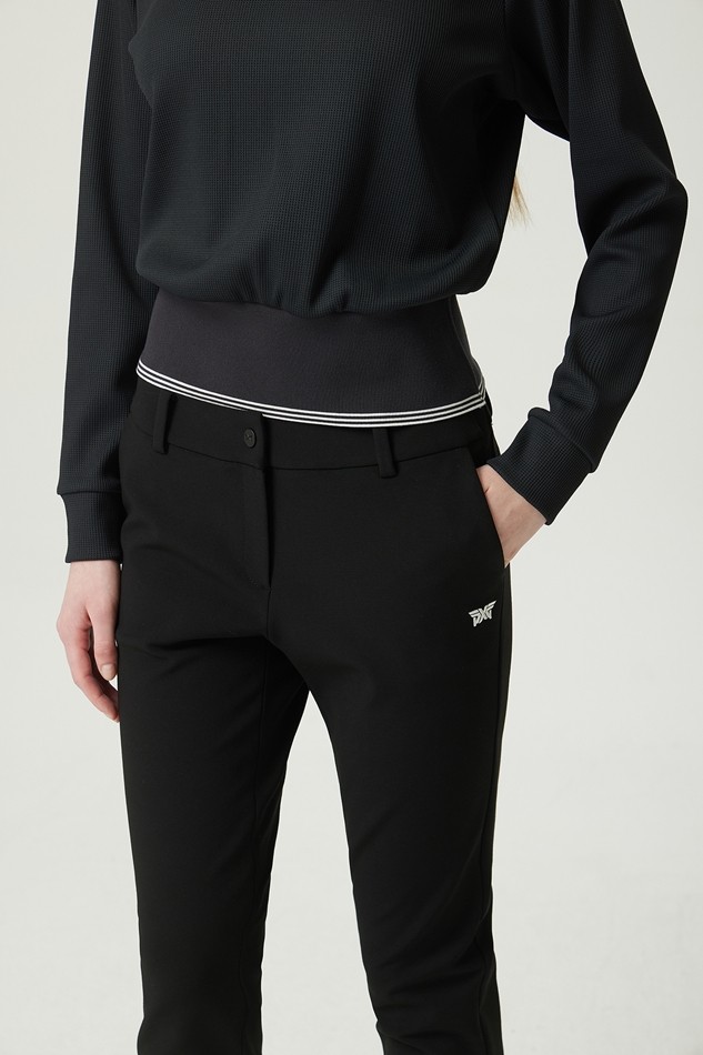 WOMEN ONE POINT STRAIGHT PANTS