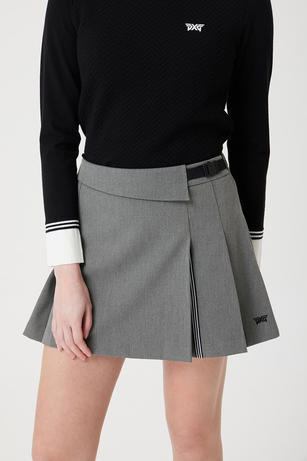 WOMEN HALF PLEATED SKIRT