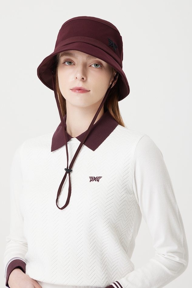 WOMENS TEXTURED BUCKET HAT