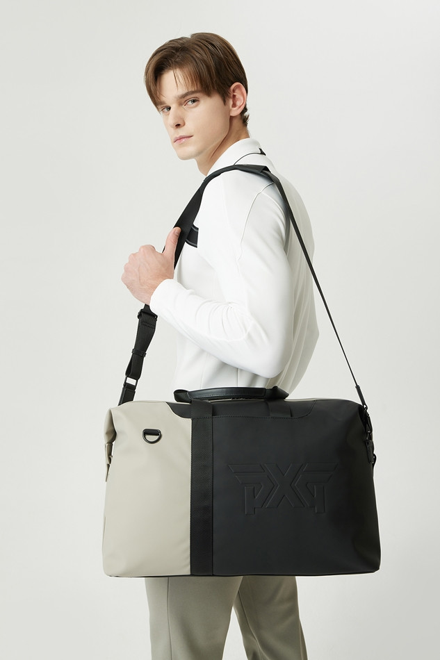 BLOCK TRIM BOSTON BAG