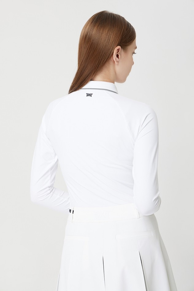 WOMEN ESSENTIAL COLLAR LONG-SLEEVE