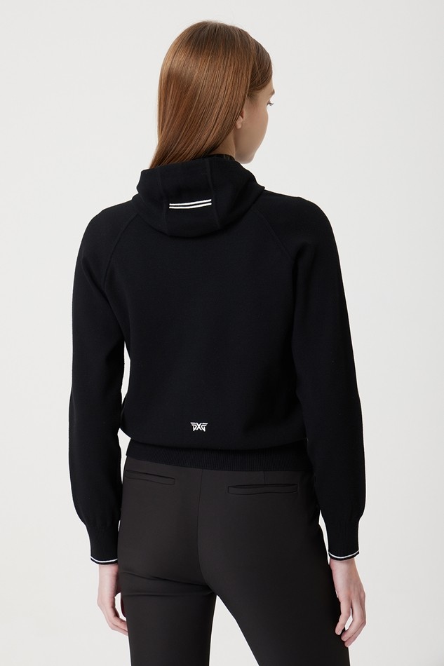 WOMEN HOODIE SWEATER CARDIGAN