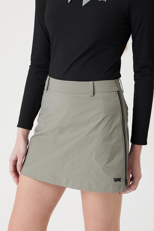 WOMEN SIDE PLEATED SKIRT