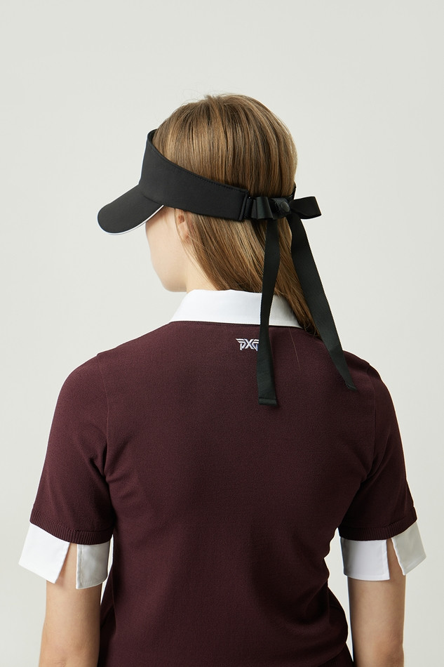 WOMEN BASIC RIBBON VISOR