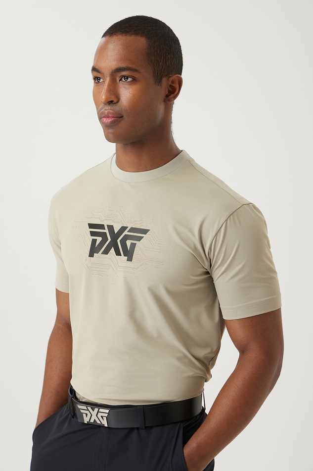 SUMMER GRAPHIC ROUND NECK SHORT-SLEEVE