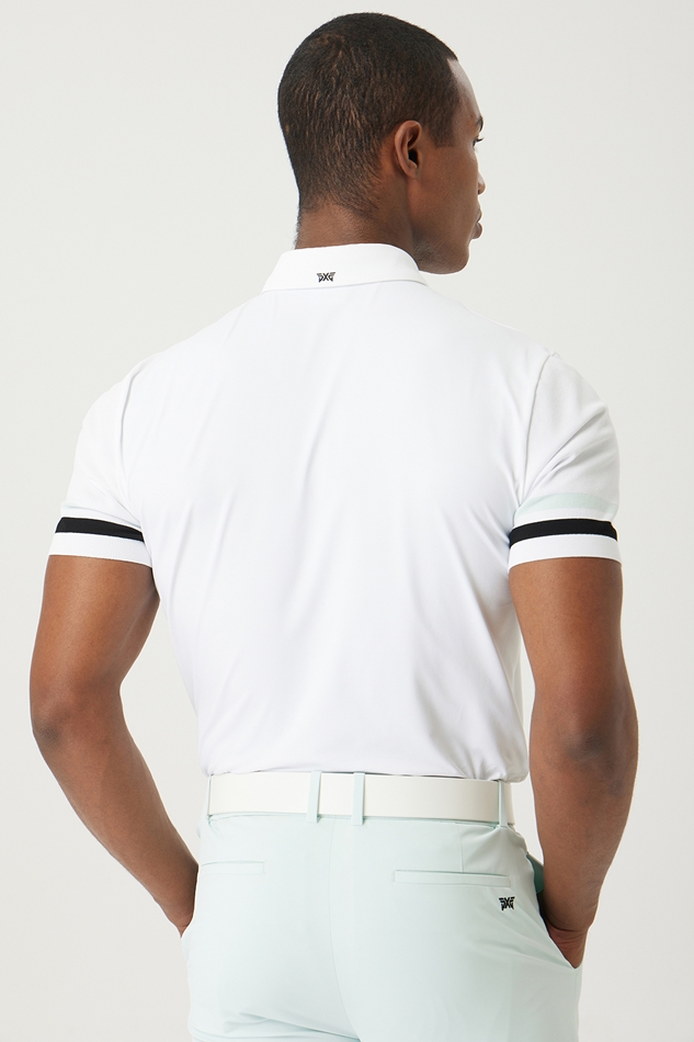 SUMMER KNITTED SLEEVE COLLAR SHORT-SLEEVE