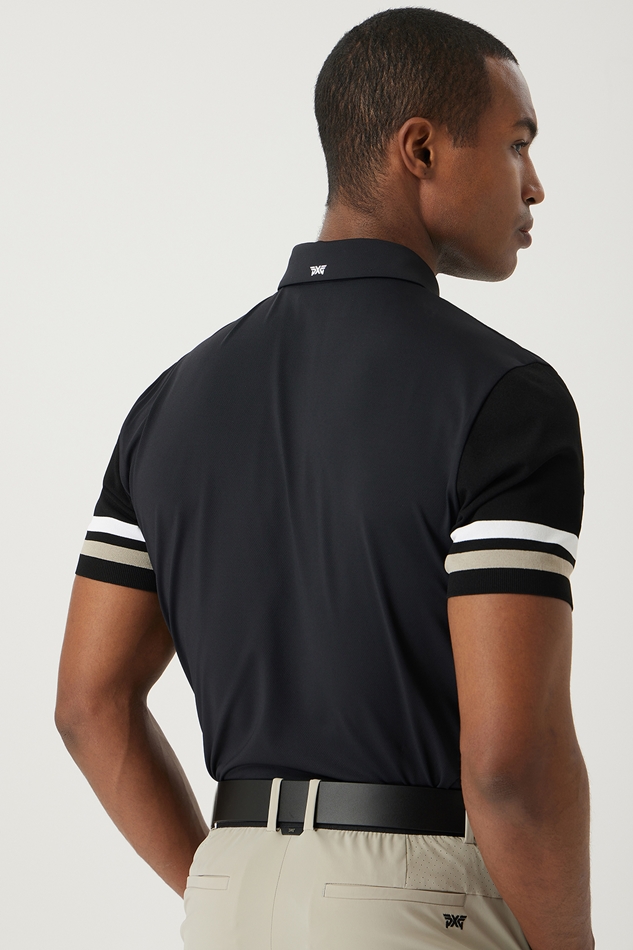 SUMMER KNITTED SLEEVE COLLAR SHORT-SLEEVE